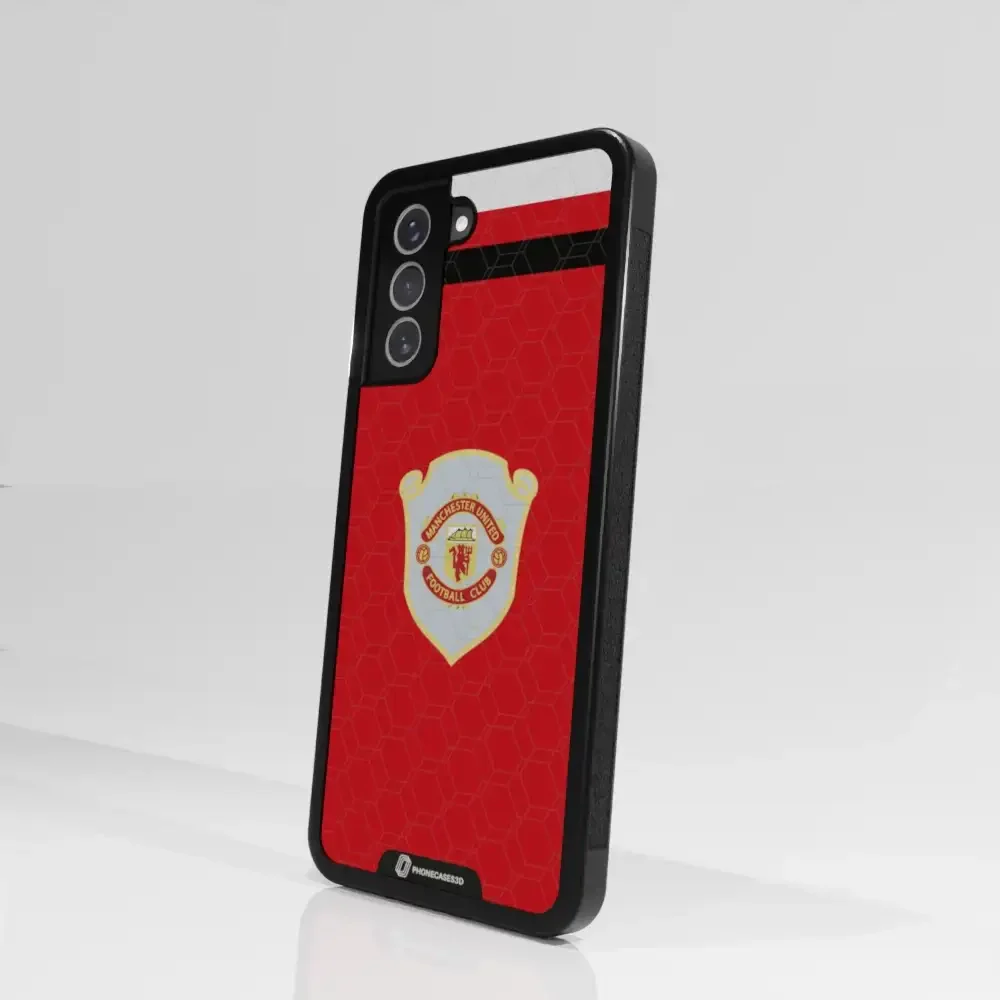 Manchester United Official 3D Phone Case Design Retro red shirt - Image 96
