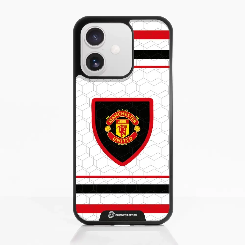 Manchester United Official 3D Phone Case Design retro white shirt - Image 112