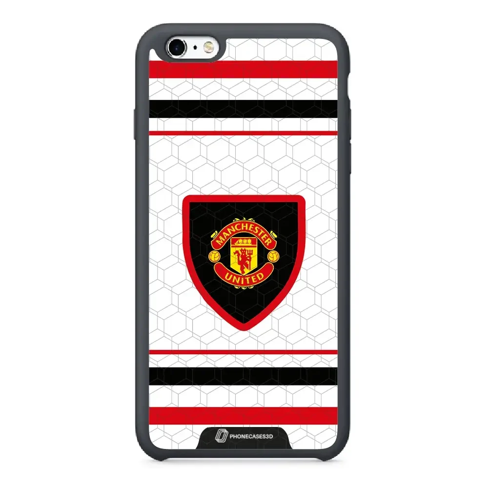 Manchester United Official 3D Phone Case Design retro white shirt - Image 28