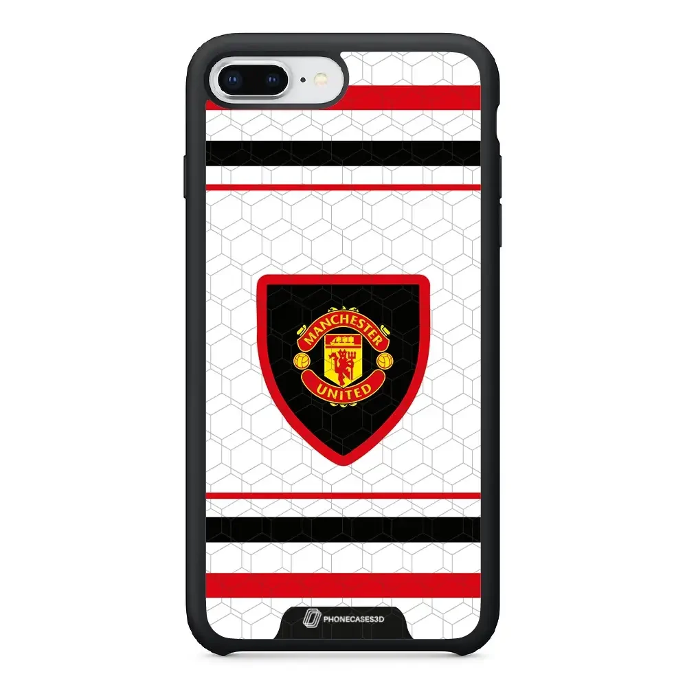 Manchester United Official 3D Phone Case Design retro white shirt - Image 32