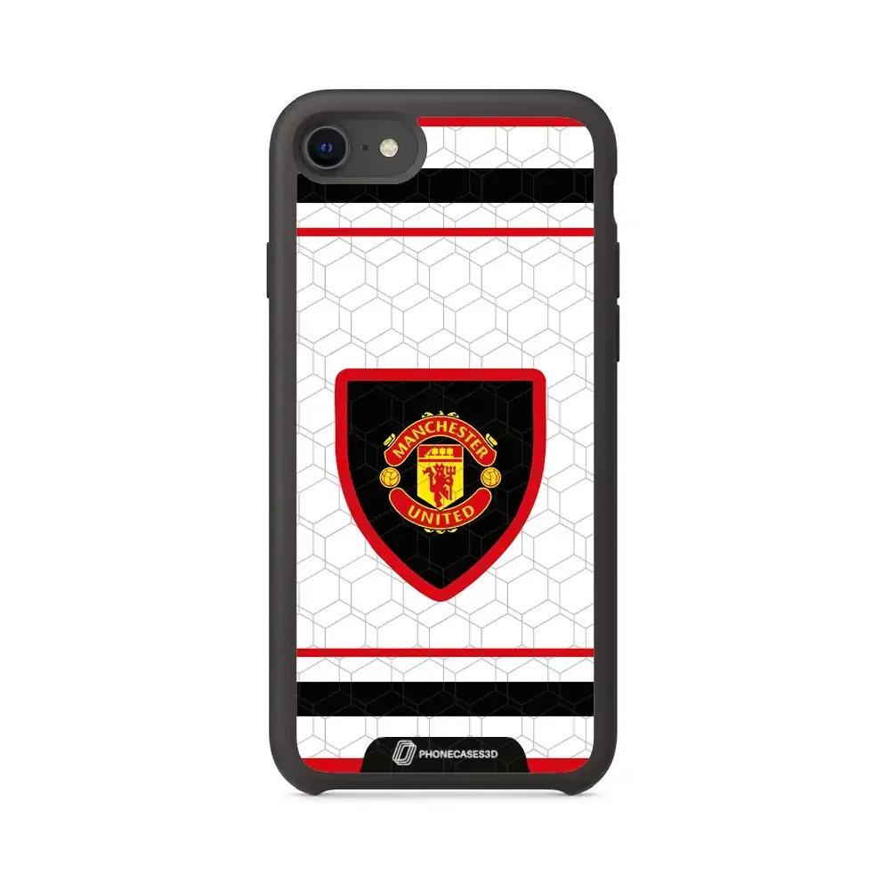 Manchester United Official 3D Phone Case Design retro white shirt - Image 33