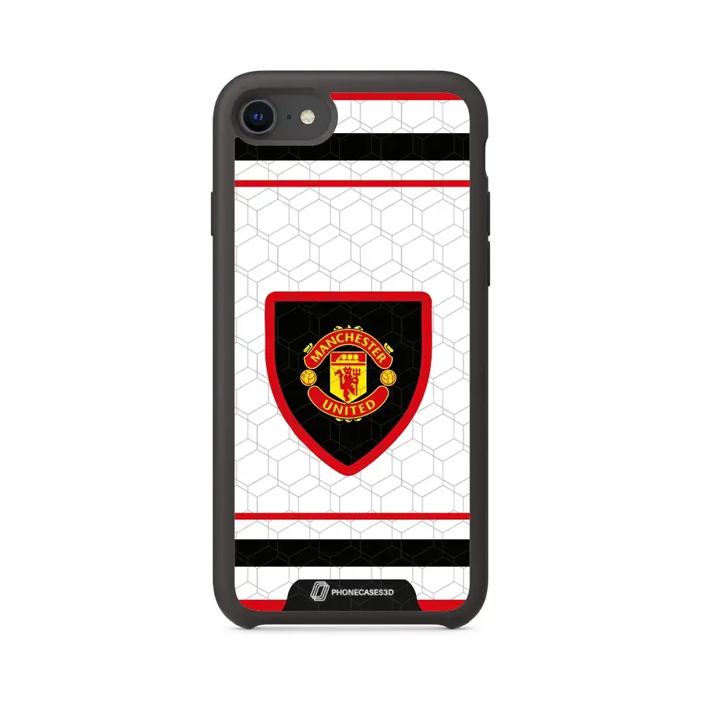 Manchester United Official 3D Phone Case Design retro white shirt - Image 34