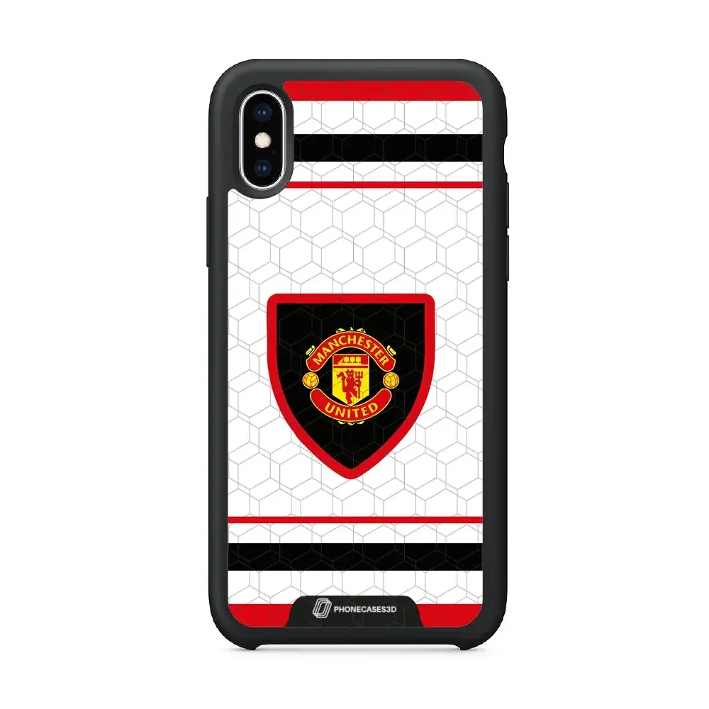 Manchester United Official 3D Phone Case Design retro white shirt - Image 35