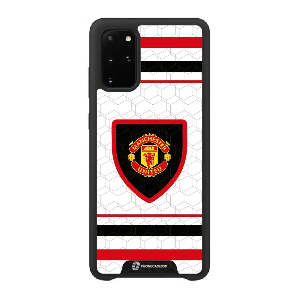 Manchester United Official 3D Phone Case Design retro white shirt - Image 44