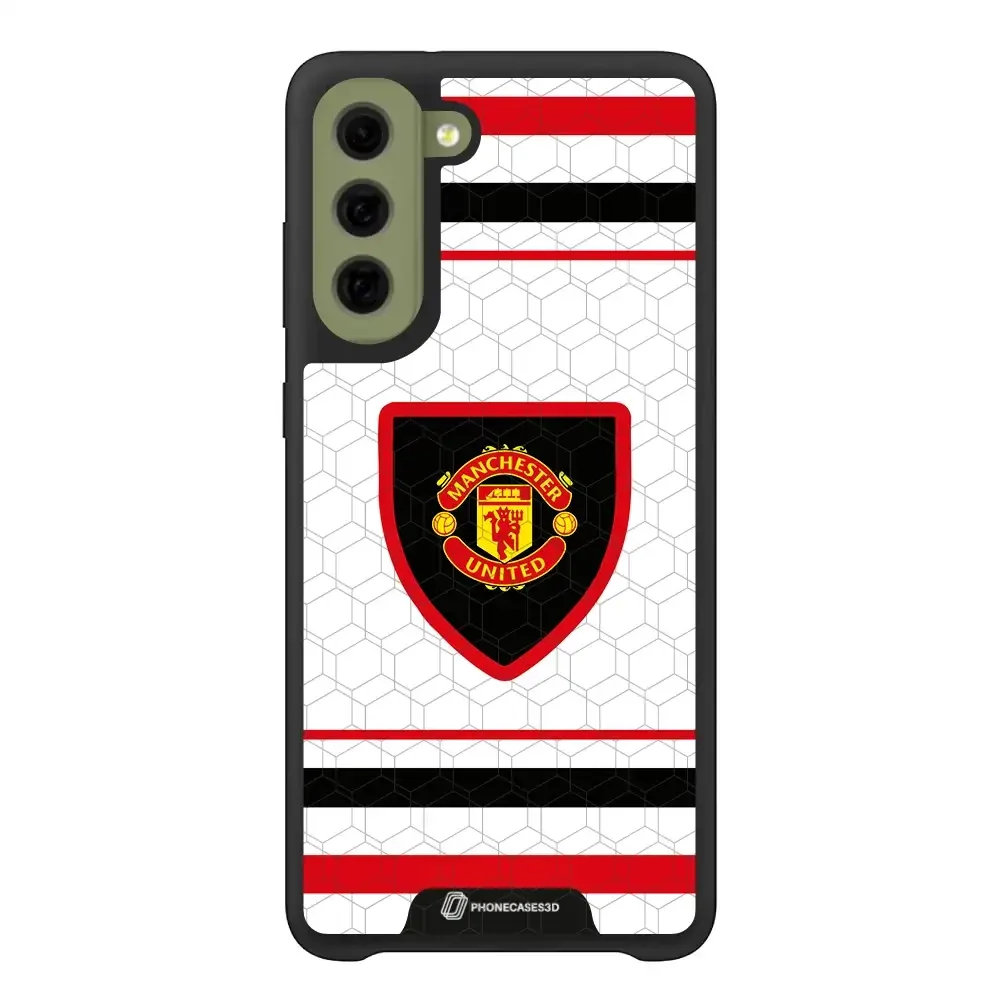 Manchester United Official 3D Phone Case Design retro white shirt - Image 48