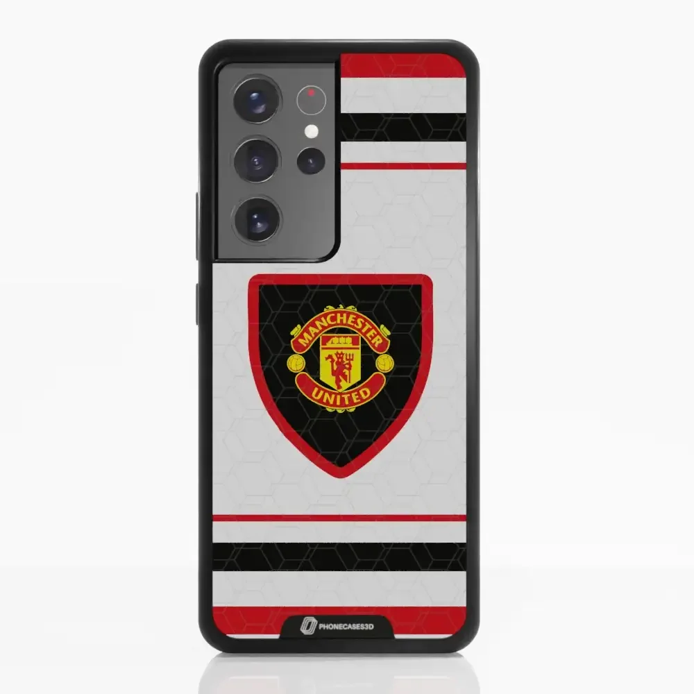 Manchester United Official 3D Phone Case Design retro white shirt - Image 50