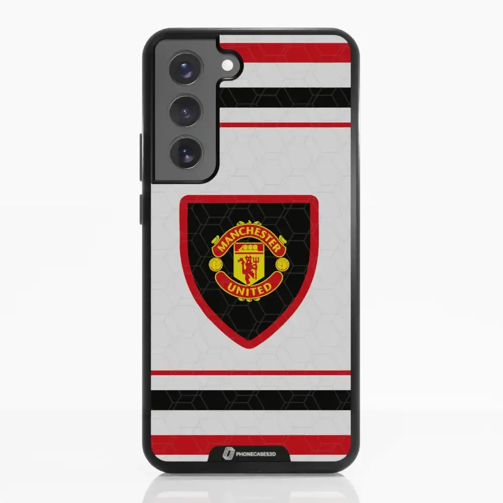 Manchester United Official 3D Phone Case Design retro white shirt - Image 51