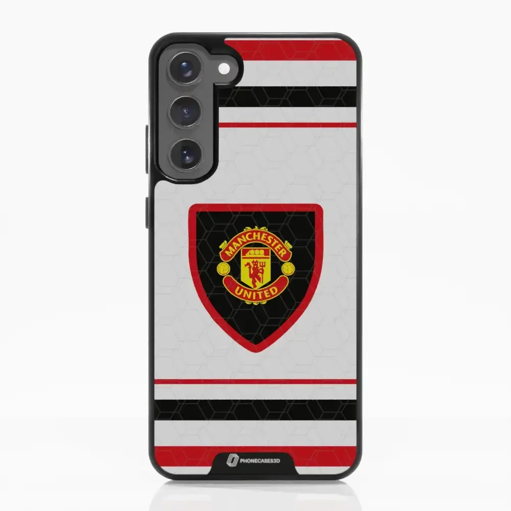 Manchester United Official 3D Phone Case Design retro white shirt - Image 56