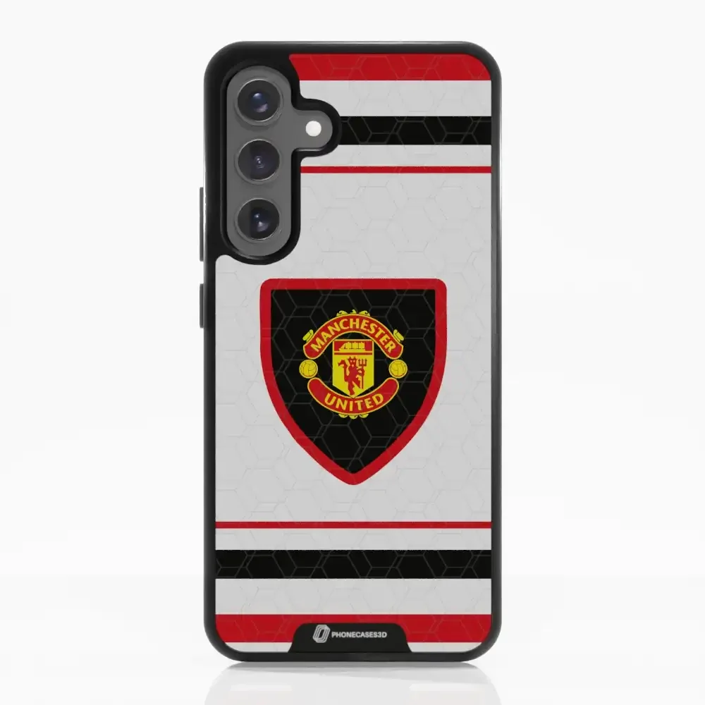 Manchester United Official 3D Phone Case Design retro white shirt - Image 59
