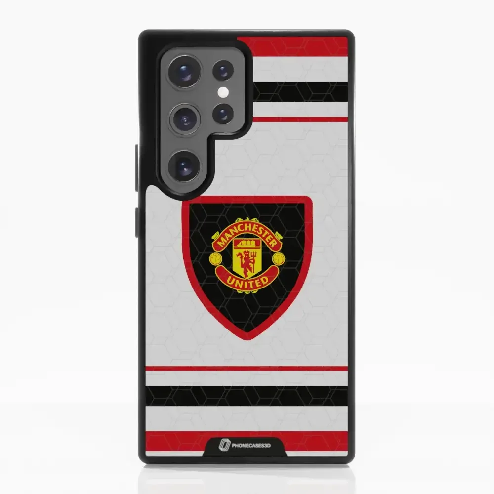 Manchester United Official 3D Phone Case Design retro white shirt - Image 63