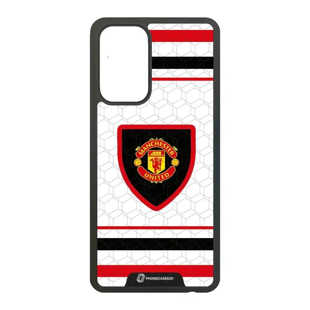 Manchester United Official 3D Phone Case Design retro white shirt - Image 68