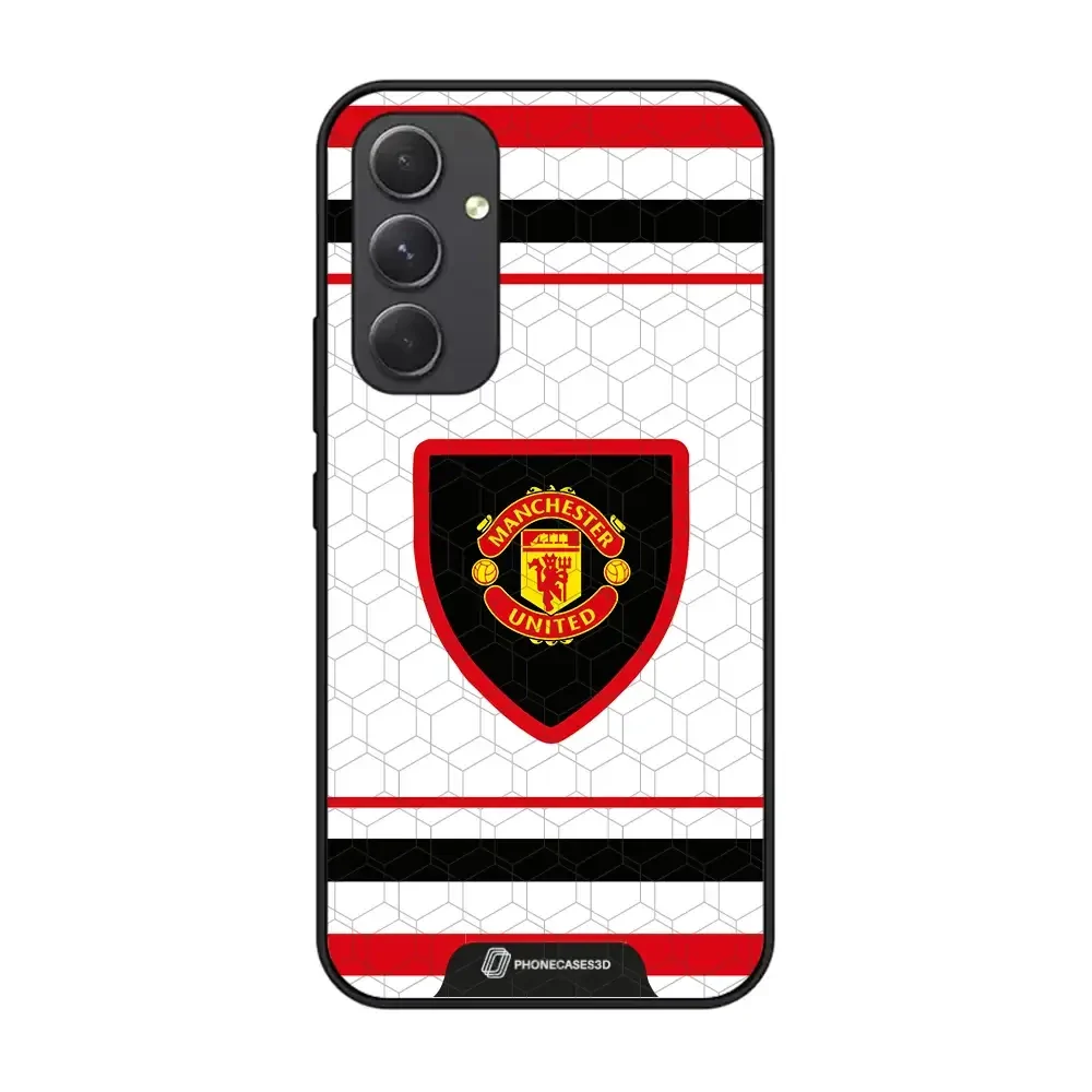 Manchester United Official 3D Phone Case Design retro white shirt - Image 70