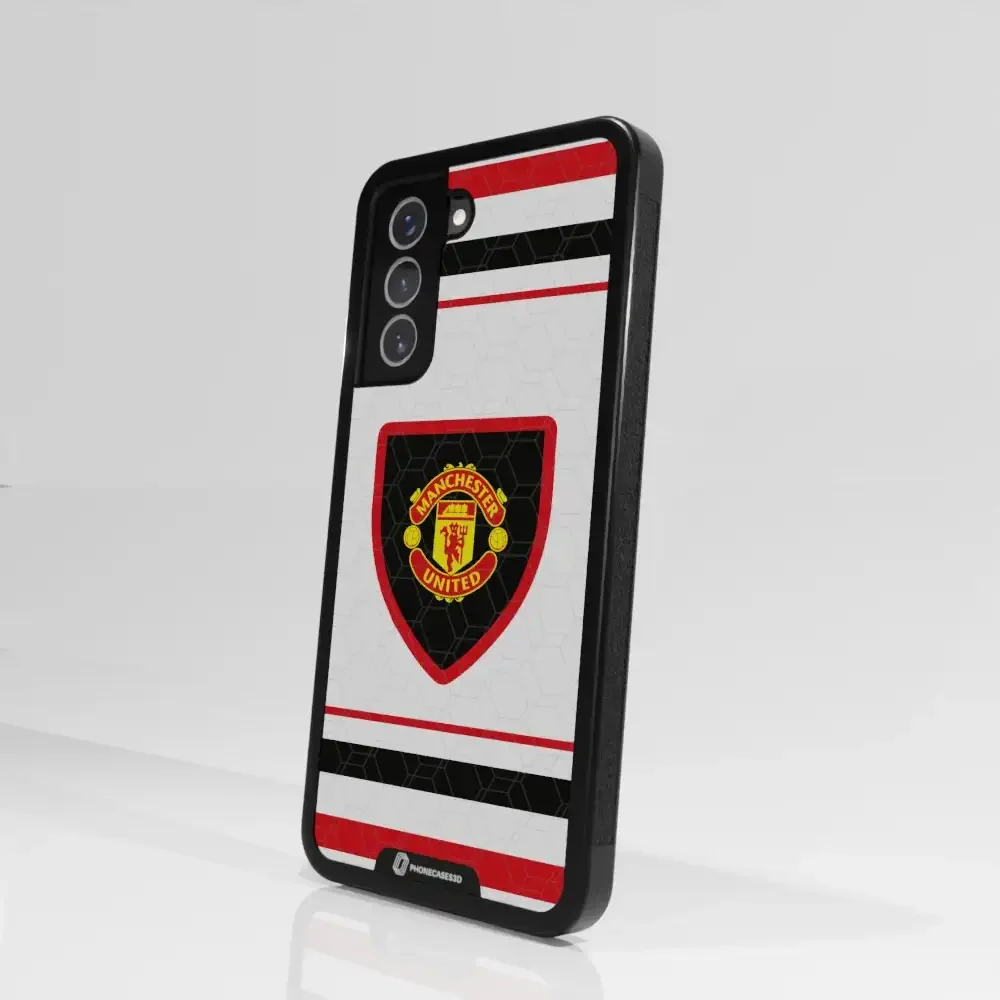 Manchester United Official 3D Phone Case Design retro white shirt - Image 95