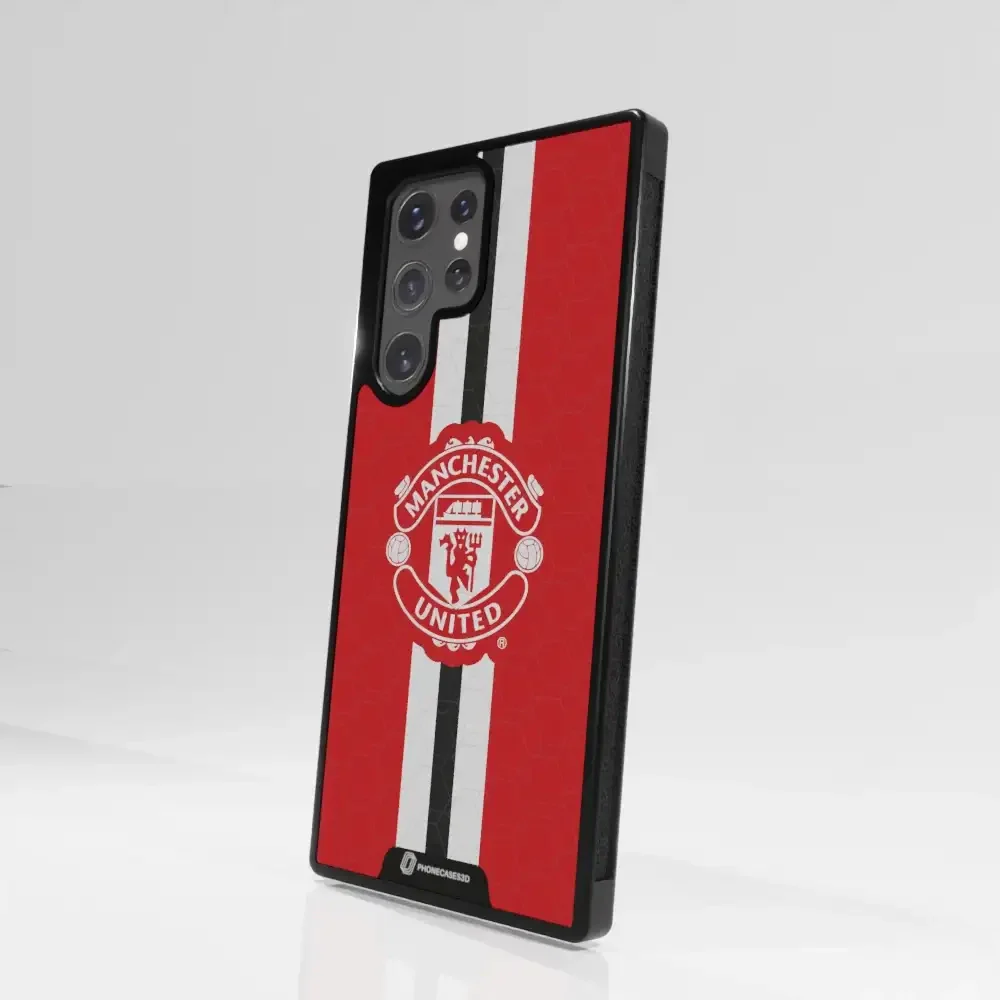 Manchester United Official 3D Phone Case Design vertical stripe - Image 103