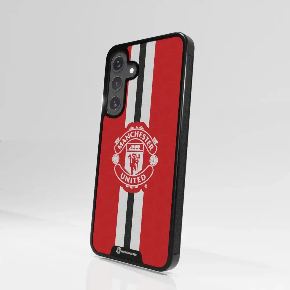 Manchester United Official 3D Phone Case Design vertical stripe - Image 108