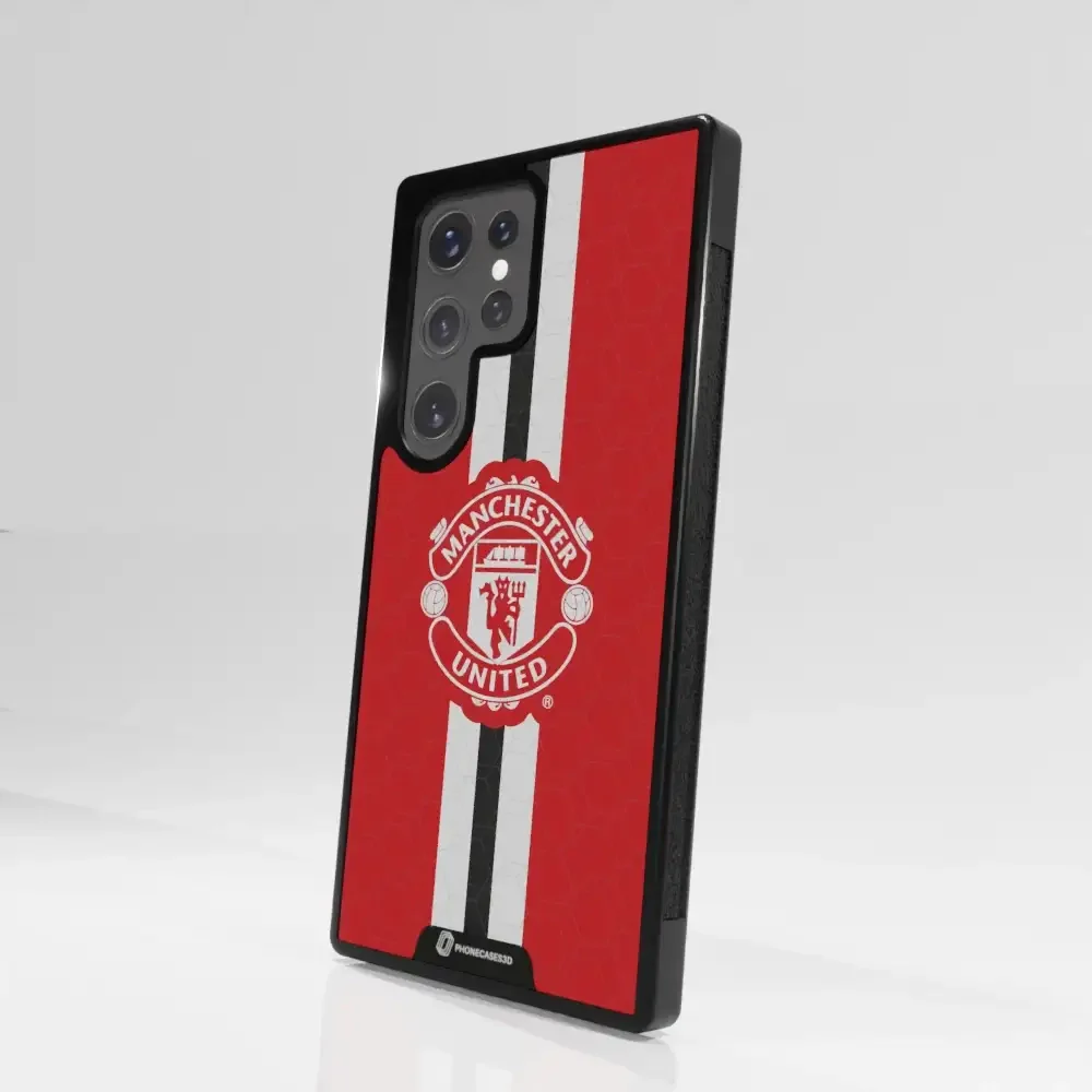 Manchester United Official 3D Phone Case Design vertical stripe - Image 109
