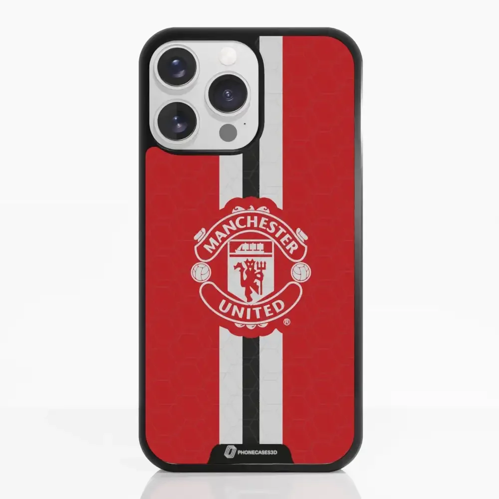 Manchester United Official 3D Phone Case Design vertical stripe - Image 15