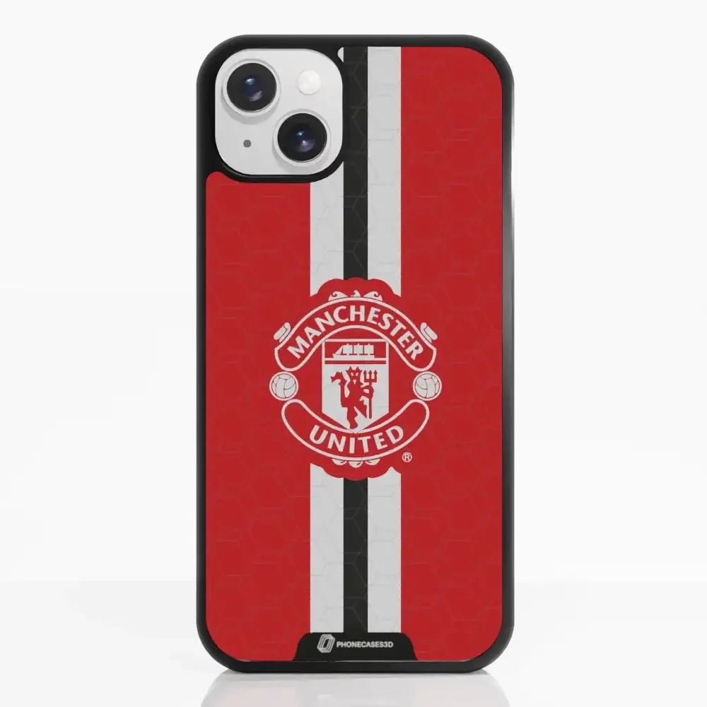 Manchester United Official 3D Phone Case Design vertical stripe - Image 17