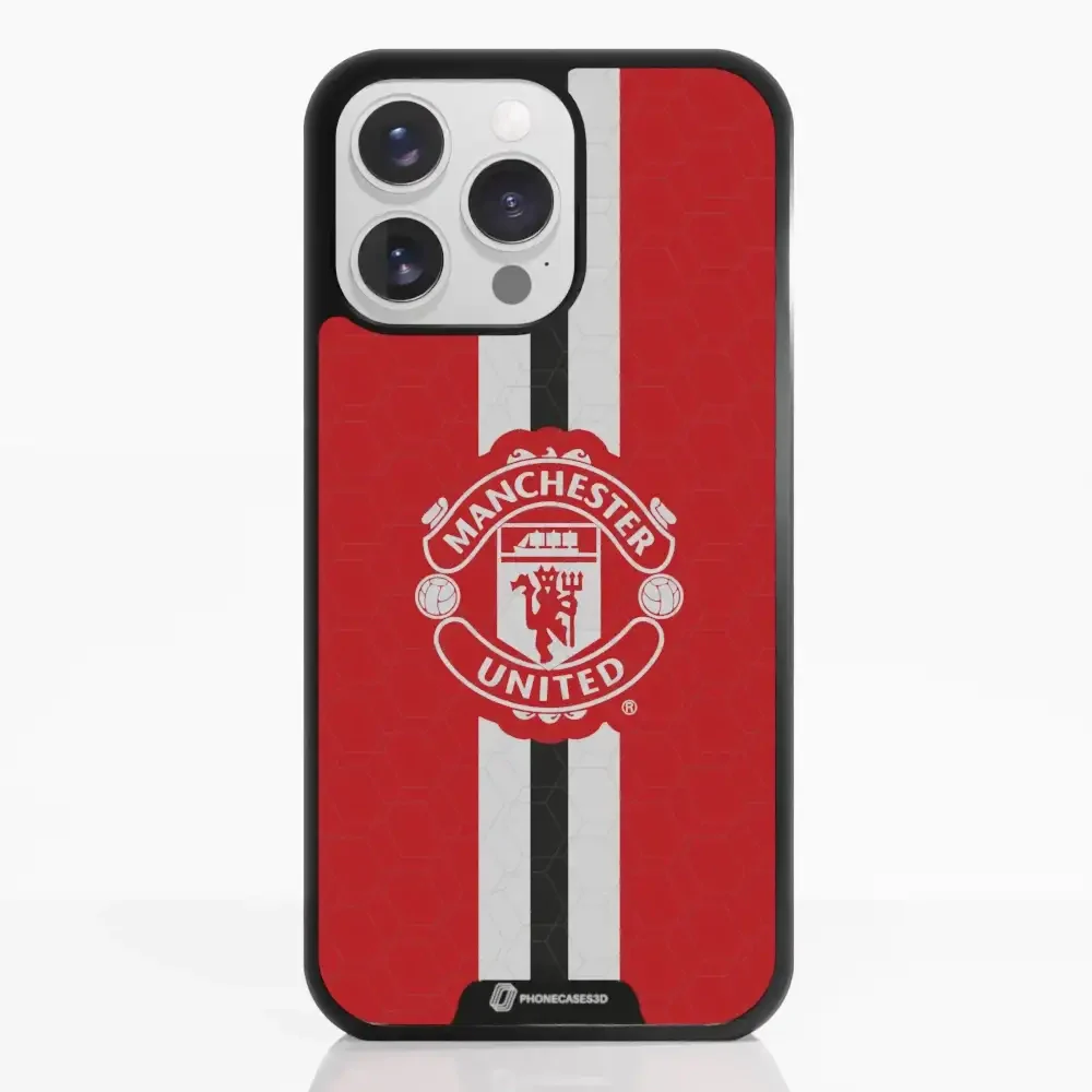 Manchester United Official 3D Phone Case Design vertical stripe - Image 19