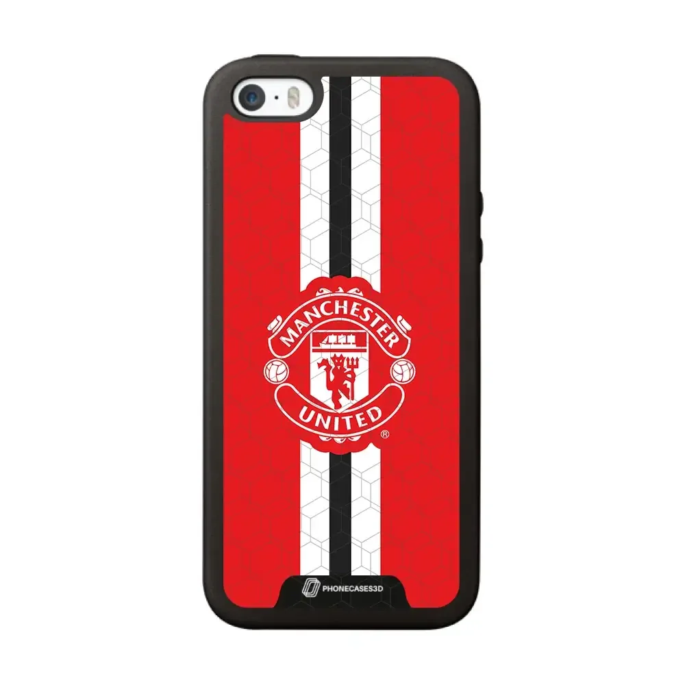 Manchester United Official 3D Phone Case Design vertical stripe - Image 25