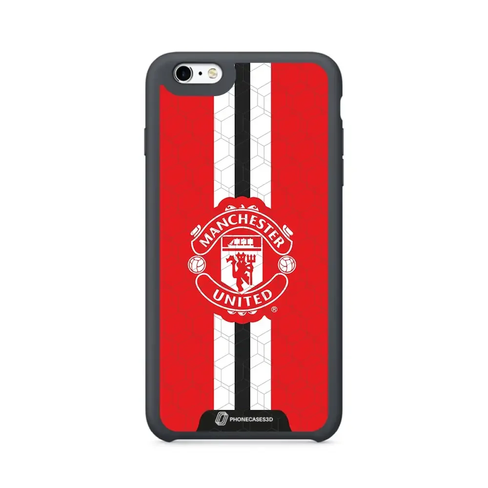 Manchester United Official 3D Phone Case Design vertical stripe - Image 27