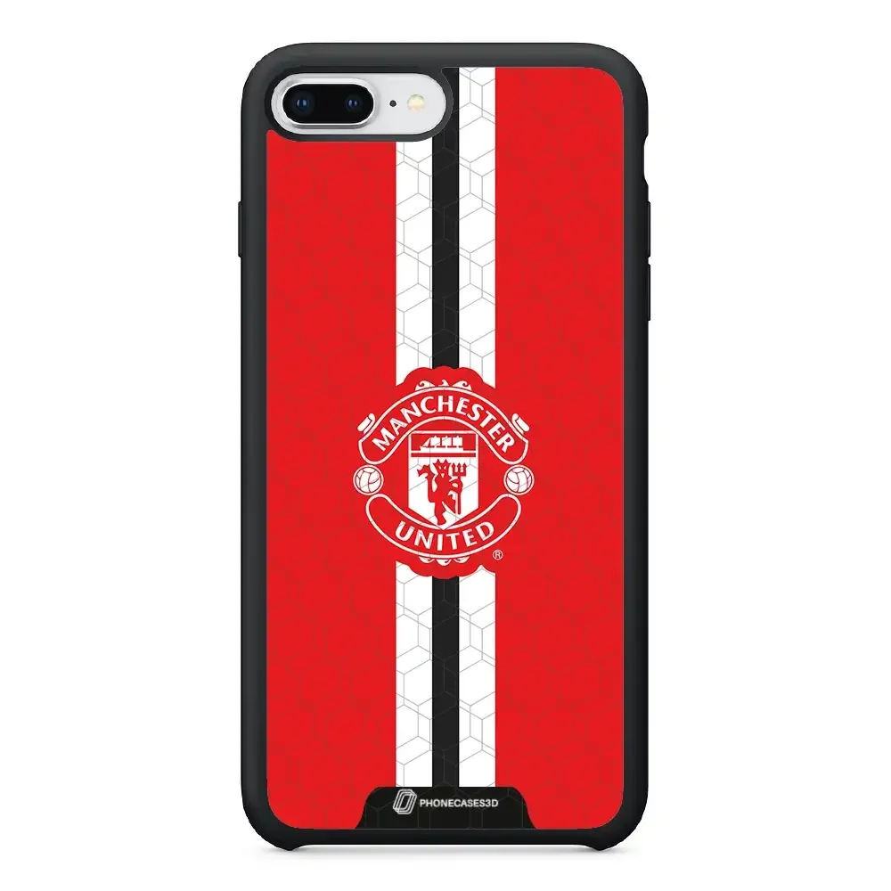 Manchester United Official 3D Phone Case Design vertical stripe - Image 32