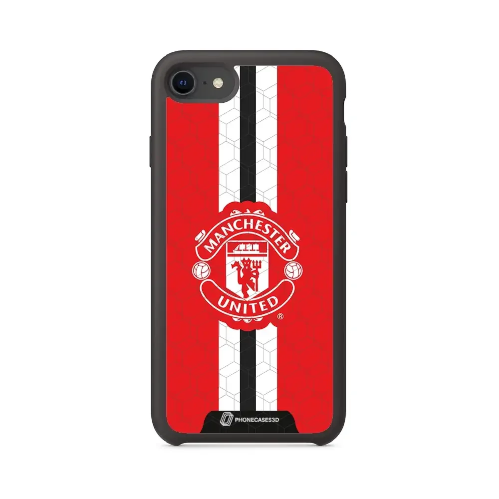 Manchester United Official 3D Phone Case Design vertical stripe - Image 34