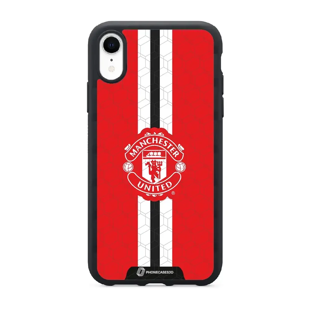 Manchester United Official 3D Phone Case Design vertical stripe - Image 36