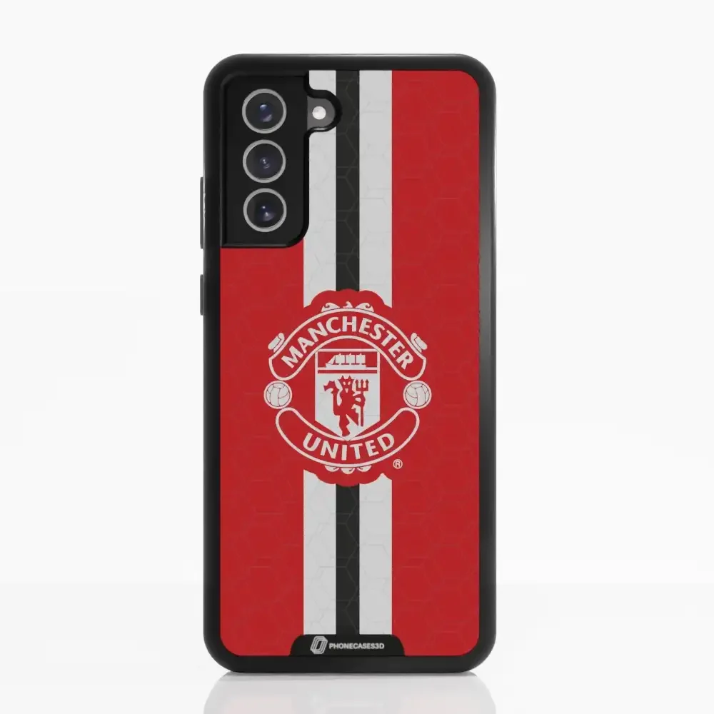 Manchester United Official 3D Phone Case Design vertical stripe - Image 49