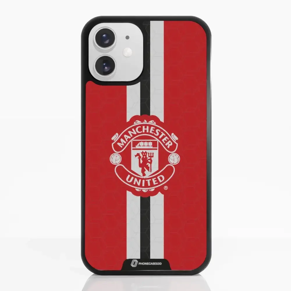 Manchester United Official 3D Phone Case Design vertical stripe - Image 5