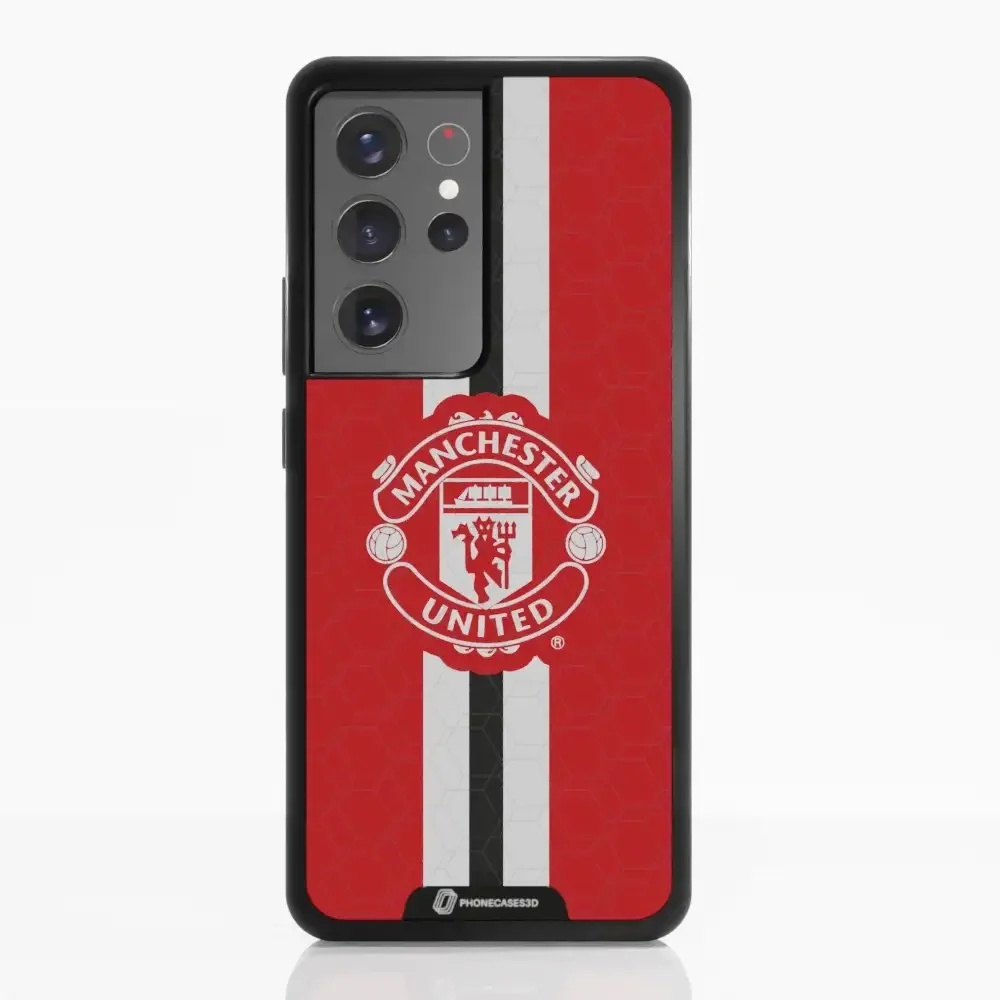 Manchester United Official 3D Phone Case Design vertical stripe - Image 50