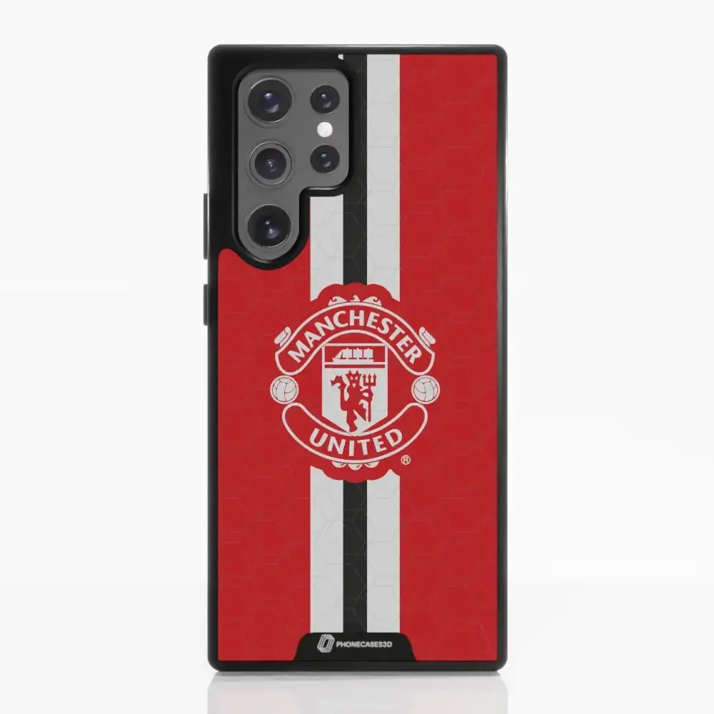 Manchester United Official 3D Phone Case Design vertical stripe - Image 53