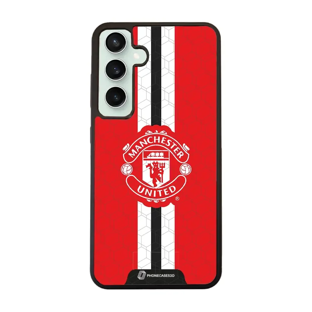 Manchester United Official 3D Phone Case Design vertical stripe - Image 55