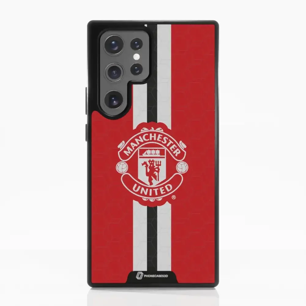 Manchester United Official 3D Phone Case Design vertical stripe - Image 60