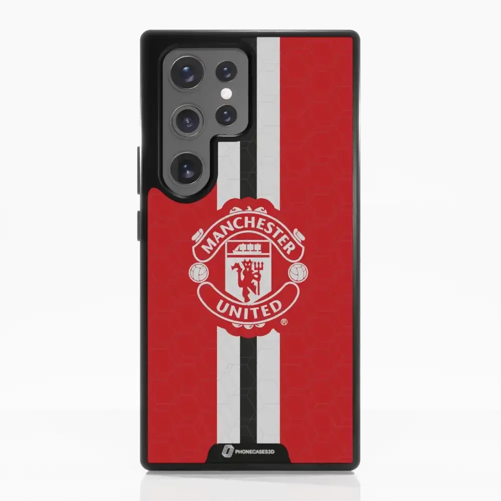 Manchester United Official 3D Phone Case Design vertical stripe - Image 63