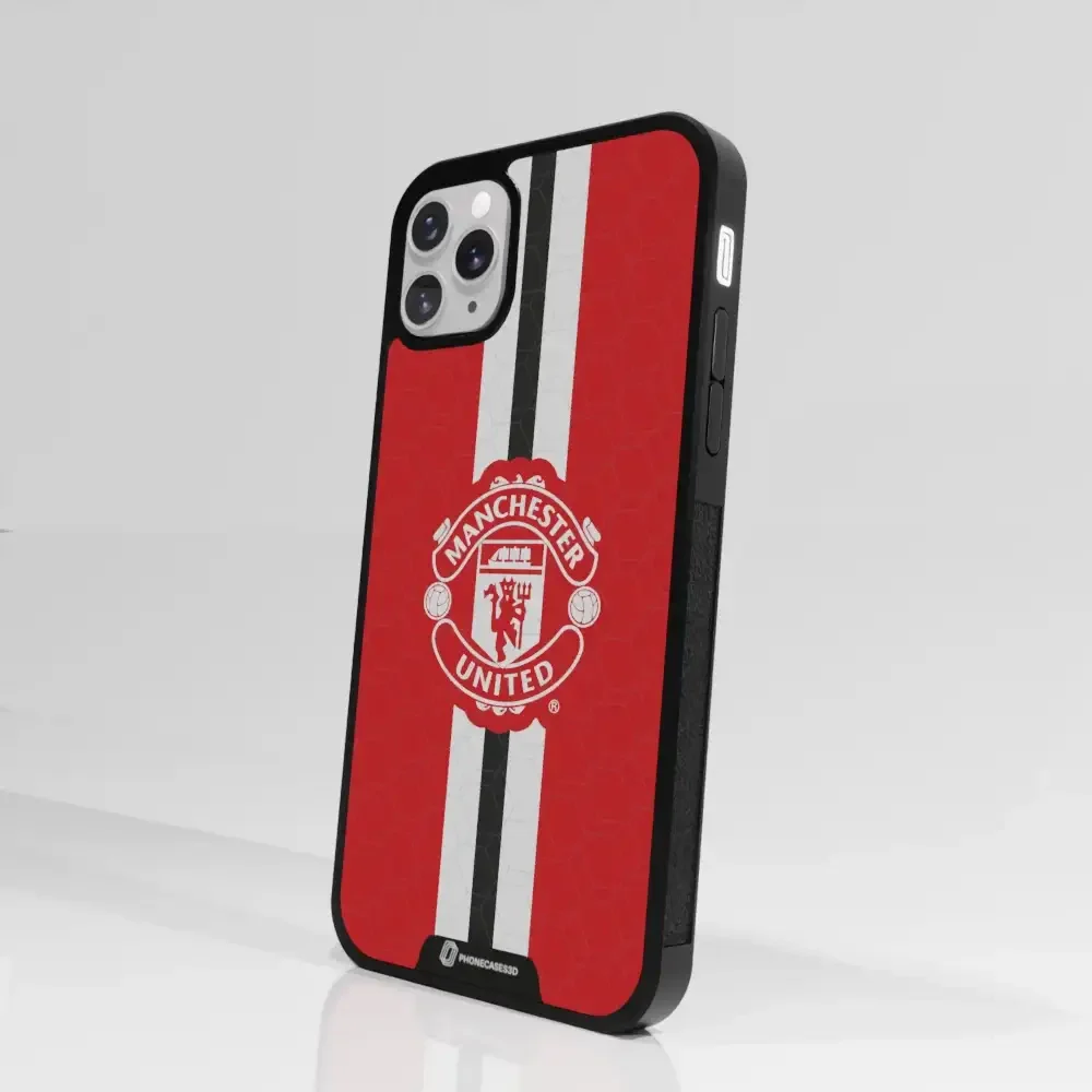 Manchester United Official 3D Phone Case Design vertical stripe - Image 73