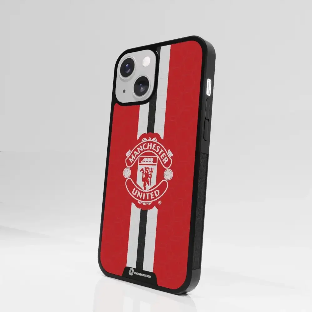 Manchester United Official 3D Phone Case Design vertical stripe - Image 79