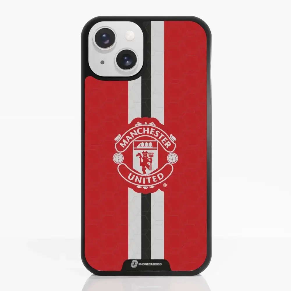 Manchester United Official 3D Phone Case Design vertical stripe - Image 8