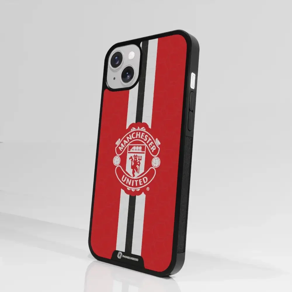 Manchester United Official 3D Phone Case Design vertical stripe - Image 87