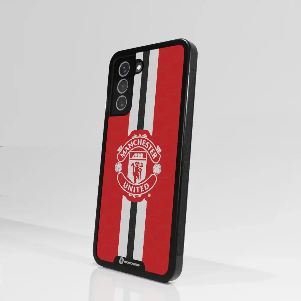 Manchester United Official 3D Phone Case Design vertical stripe - Image 96