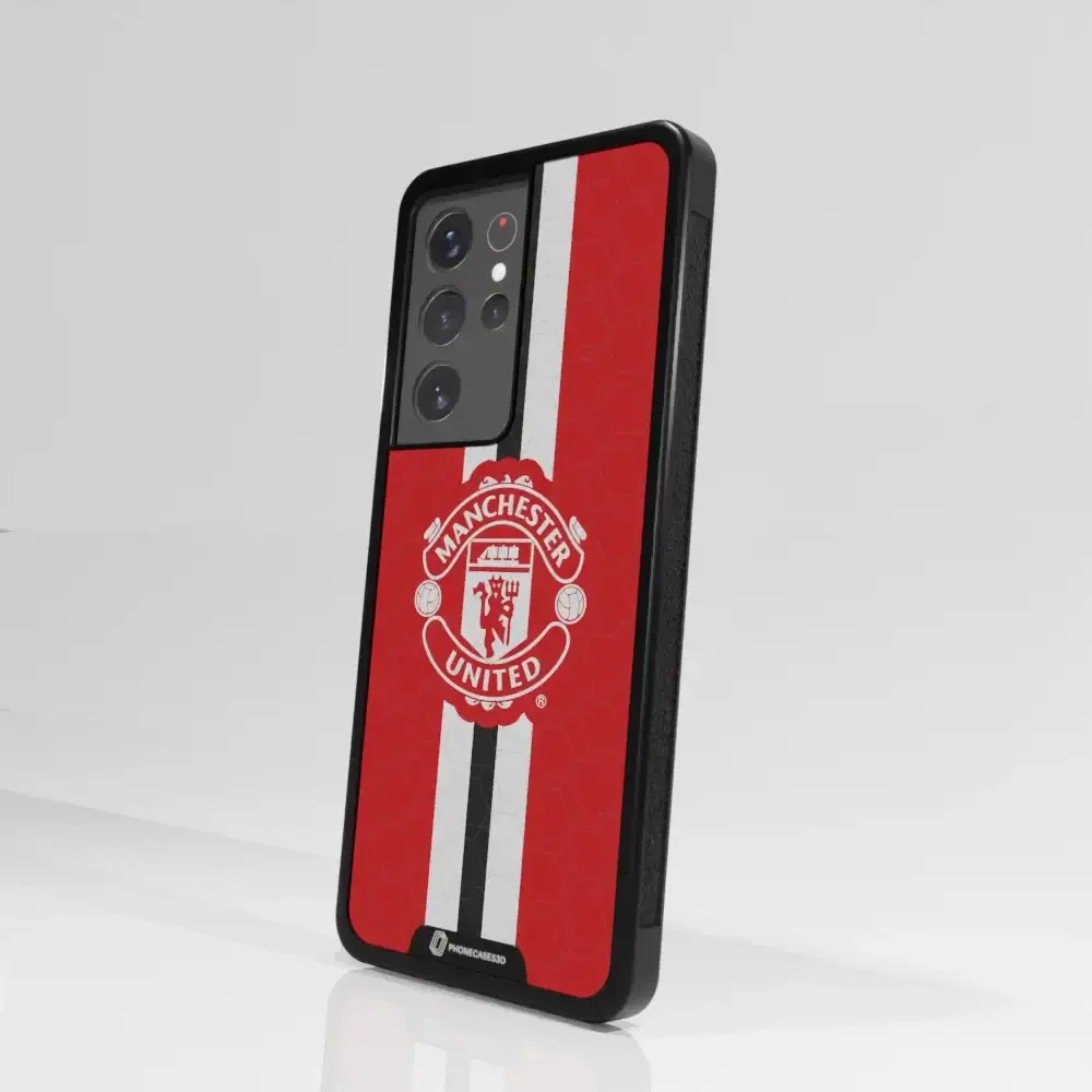 Manchester United Official 3D Phone Case Design vertical stripe - Image 97