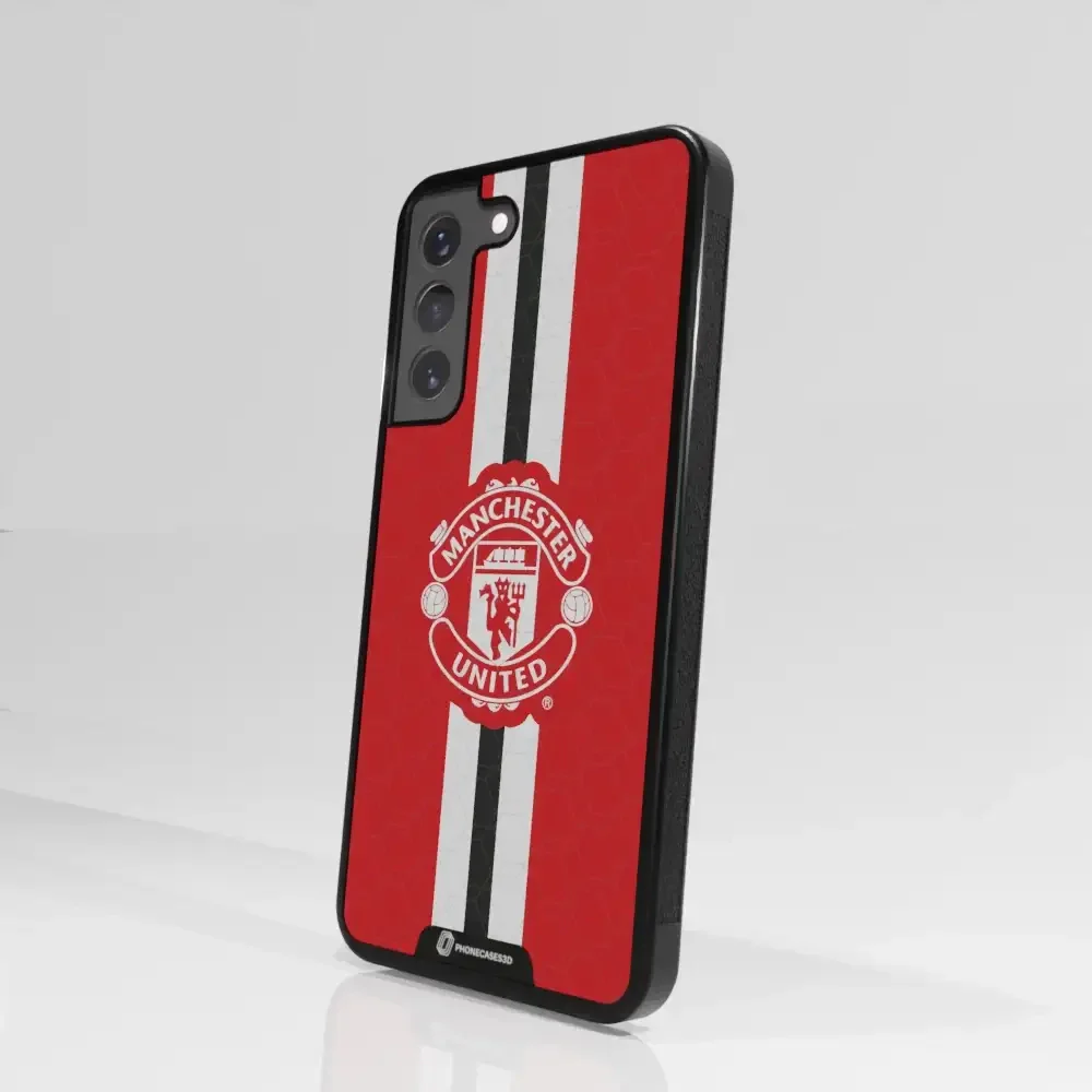 Manchester United Official 3D Phone Case Design vertical stripe - Image 99