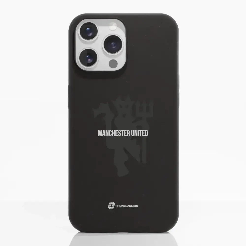 Manchester United Official Compostable Phone Case black devil - Image 12