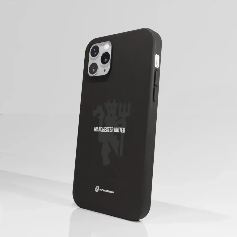Manchester United Official Compostable Phone Case black devil - Image 46