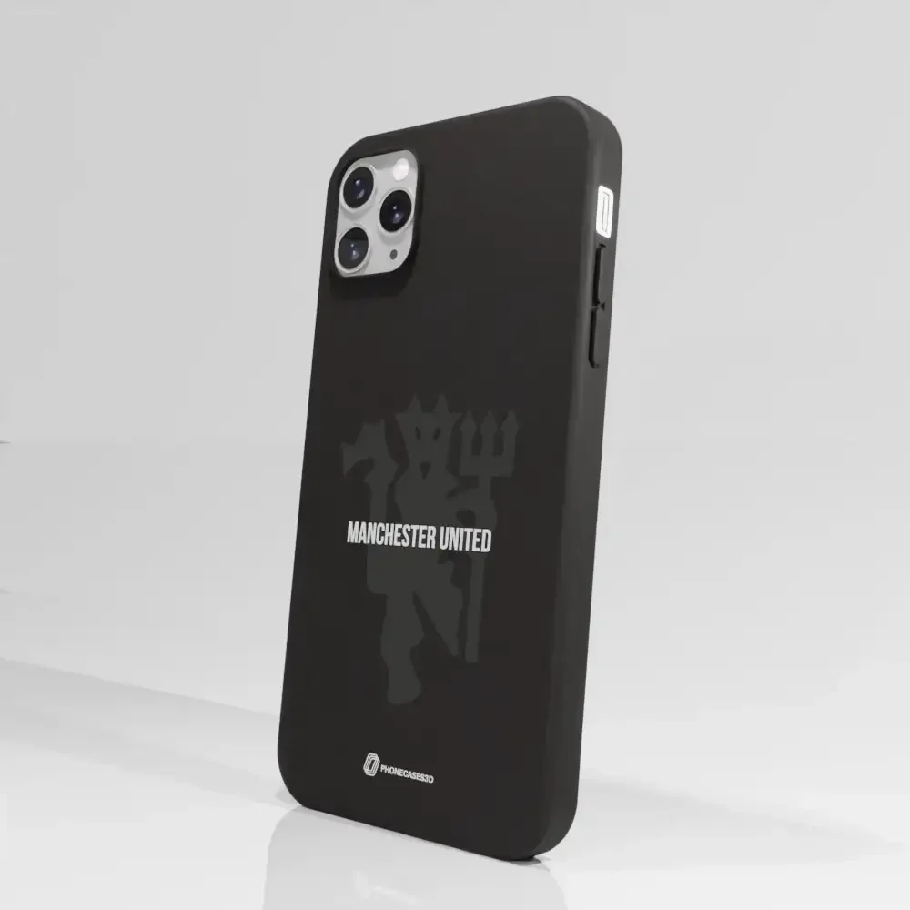 Manchester United Official Compostable Phone Case black devil - Image 47