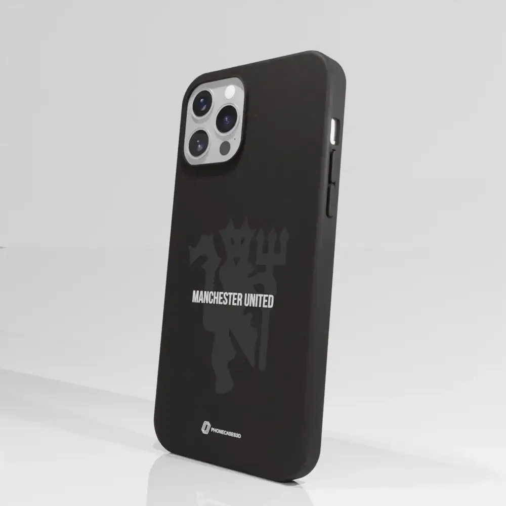 Manchester United Official Compostable Phone Case black devil - Image 50