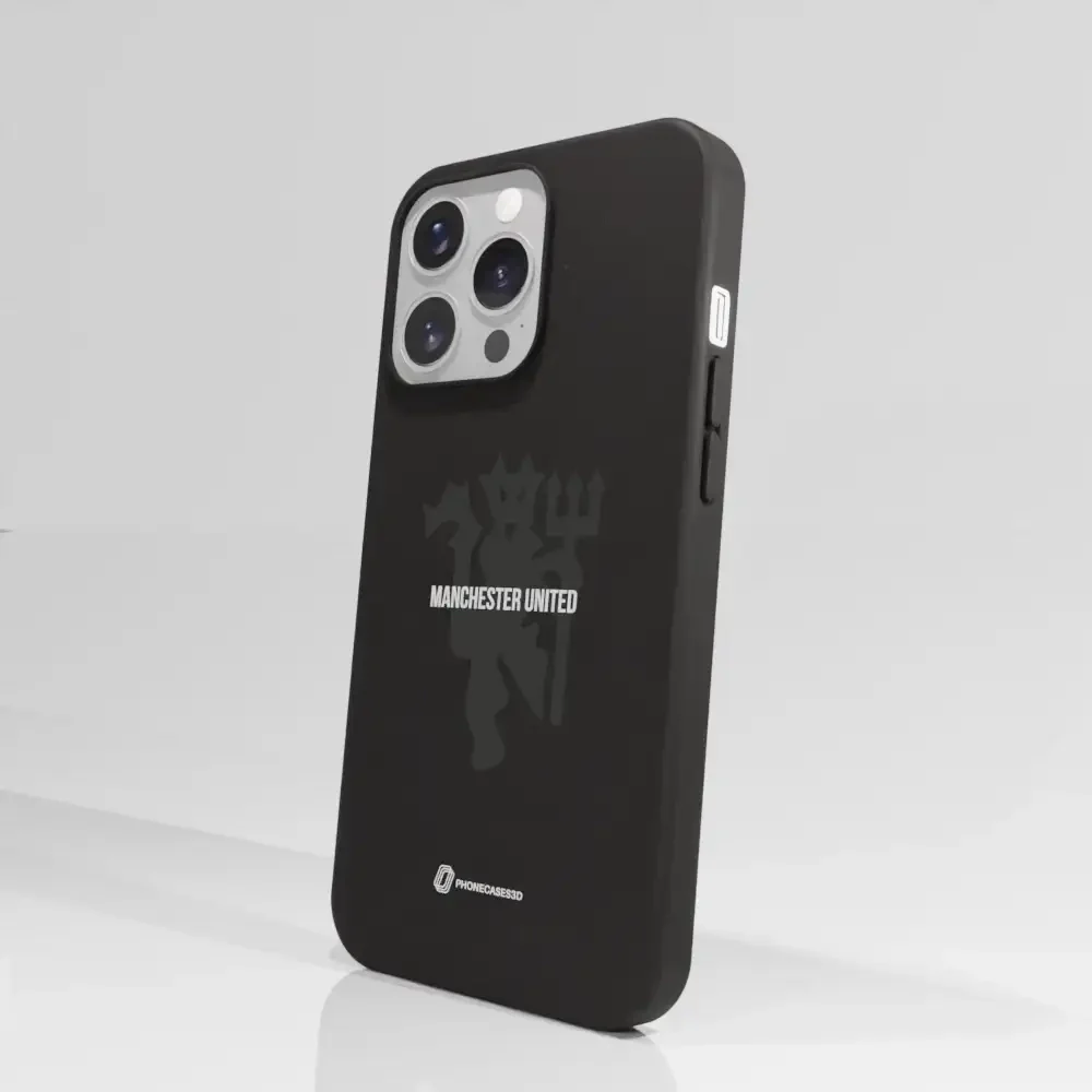 Manchester United Official Compostable Phone Case black devil - Image 52