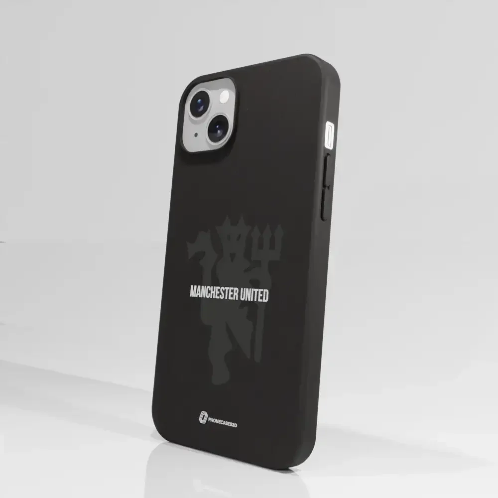 Manchester United Official Compostable Phone Case black devil - Image 55