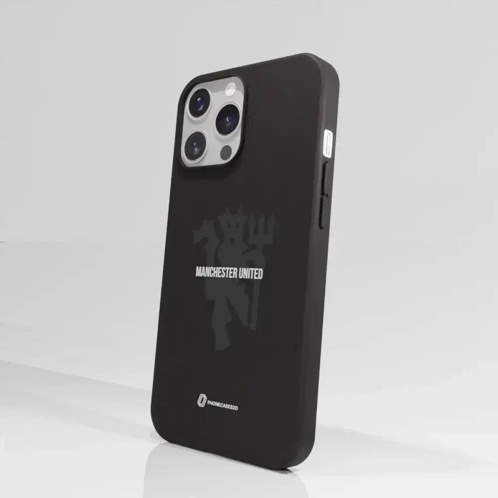 Manchester United Official Compostable Phone Case black devil - Image 56