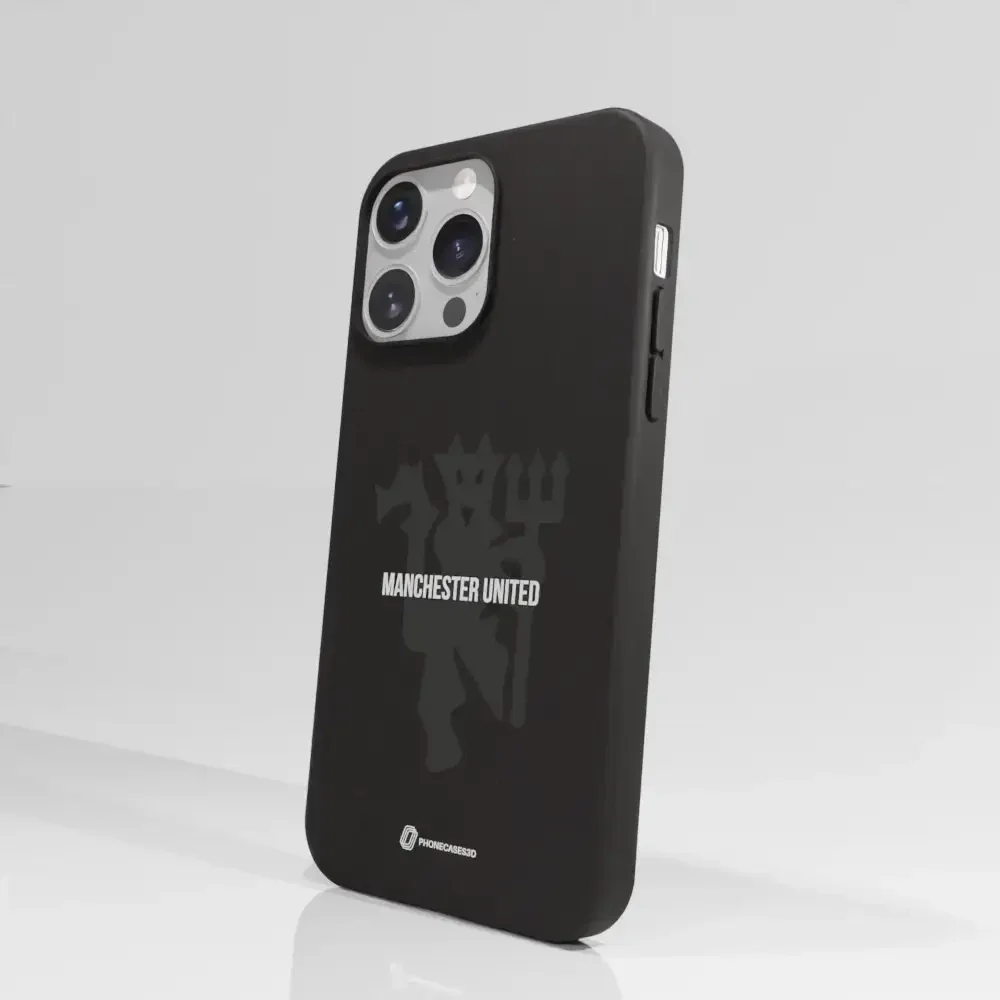 Manchester United Official Compostable Phone Case black devil - Image 57